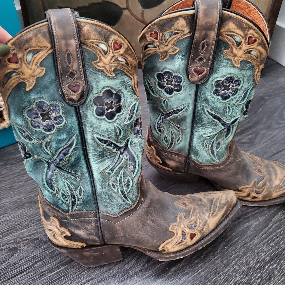 Dan Post Leather Cowgirl Boots